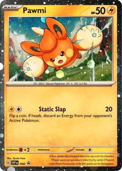 Pawmi - 040 (Cosmos Holo) SV: Scarlet & Violet Promo Cards Pokemon card