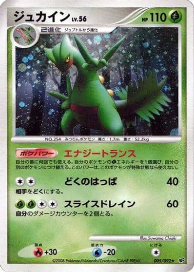 Sceptile Intense Fight in the Destroyed Sky Pokemon card