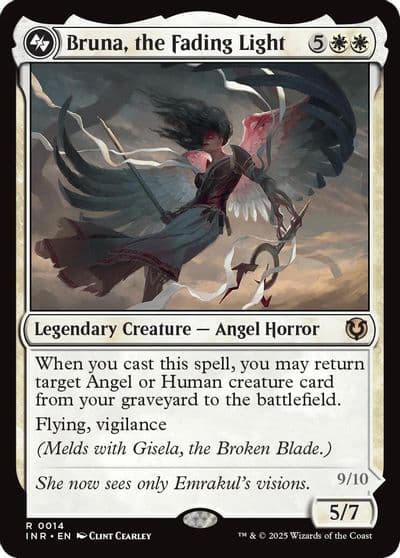 Bruna the Fading Light Innistrad Remastered Magic card
