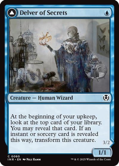 Delver of Secrets Innistrad Remastered Magic card