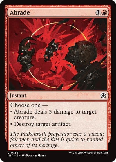 Abrade Innistrad Remastered Magic card