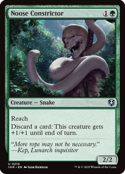 Noose Constrictor Innistrad Remastered Magic card