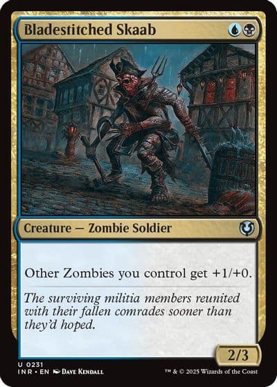 Bladestitched Skaab Innistrad Remastered Magic card