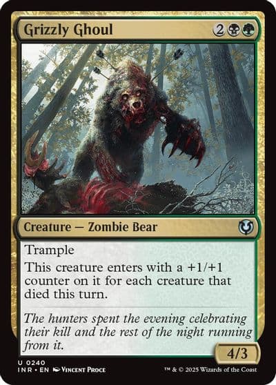 Grizzly Ghoul Innistrad Remastered Magic card