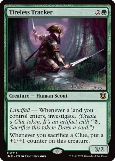 Tireless Tracker Innistrad Remastered Magic card