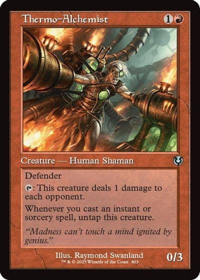 Thermo Alchemist Retro Frame Innistrad Remastered Magic card