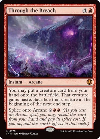 Through the Breach Innistrad Remastered Magic card