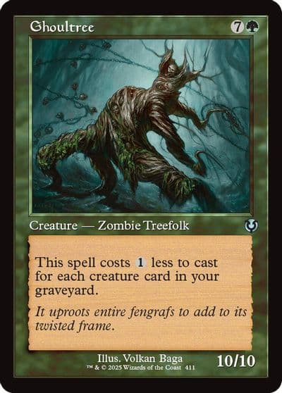 Ghoultree Retro Frame Innistrad Remastered Magic card