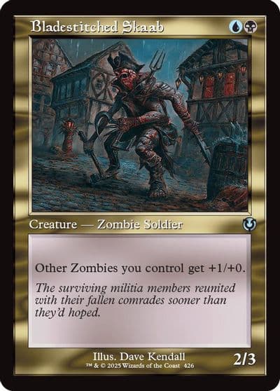 Bladestitched Skaab Retro Frame Innistrad Remastered Magic card