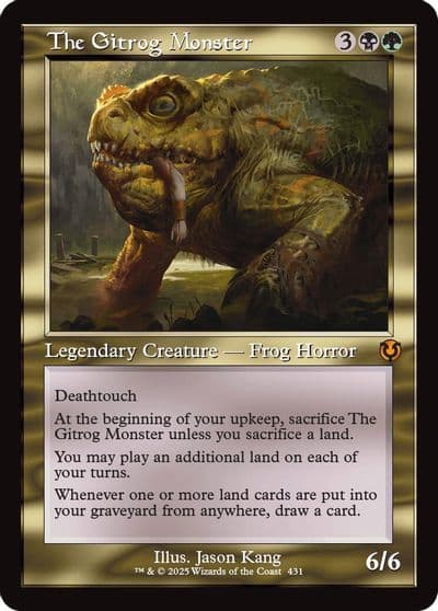 The Gitrog Monster Retro Frame Innistrad Remastered Magic card