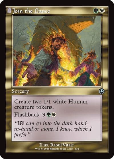 Join the Dance Retro Frame Innistrad Remastered Magic card