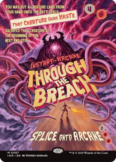 Through the Breach Showcase Innistrad Remastered Magic card