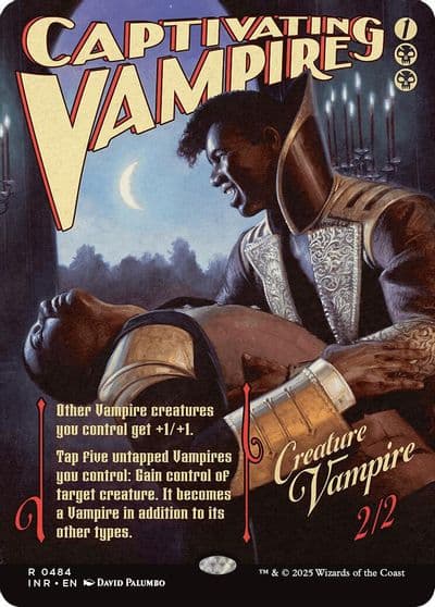 Captivating Vampire Showcase Innistrad Remastered Magic card