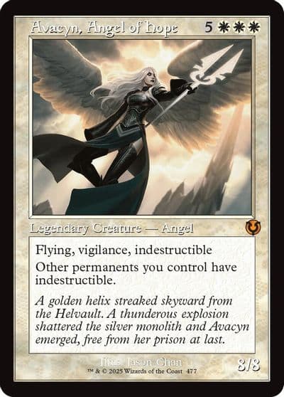 Avacyn Angel of Hope Retro Frame Innistrad Remastered Magic card