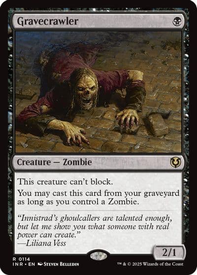 Gravecrawler Innistrad Remastered Magic card