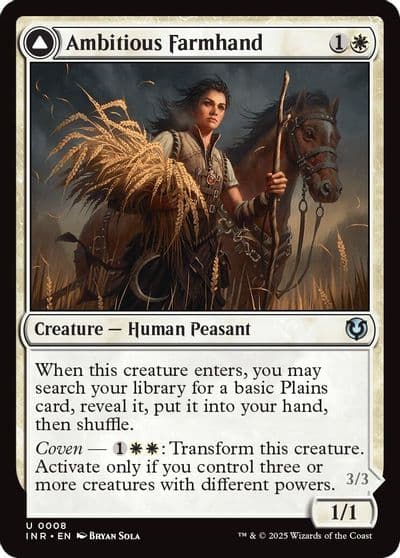 Ambitious Farmhand Innistrad Remastered Magic card