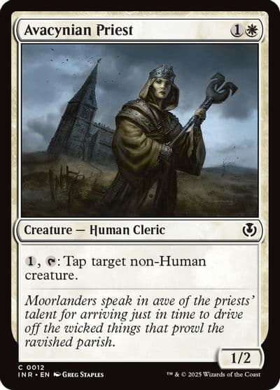 Avacynian Priest Innistrad Remastered Magic card