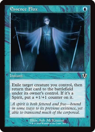 Essence Flux Retro Frame Innistrad Remastered Magic card