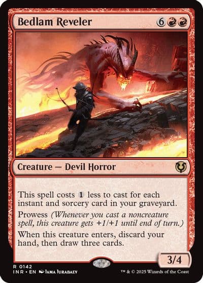 Bedlam Reveler Innistrad Remastered Magic card