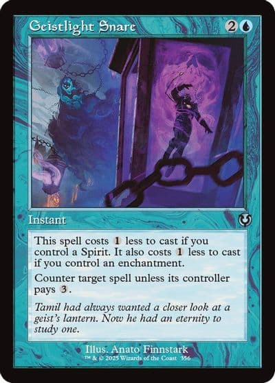 Geistlight Snare Retro Frame Innistrad Remastered Magic card