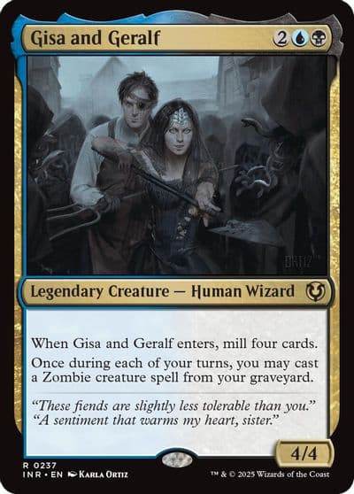 Gisa and Geralf Innistrad Remastered Magic card