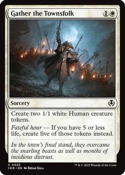 Gather the Townsfolk Innistrad Remastered Magic card