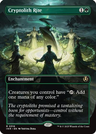 Cryptolith Rite Borderless Innistrad Remastered Magic card