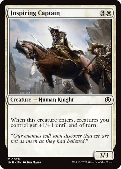 Inspiring Captain Innistrad Remastered Magic card