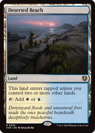Deserted Beach Innistrad Remastered Magic card