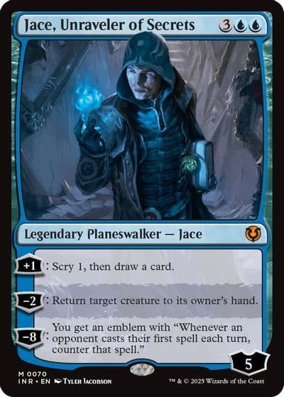 Jace Unraveler of Secrets Innistrad Remastered Magic card
