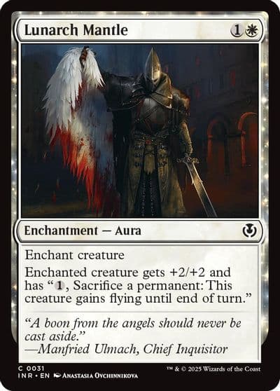 Lunarch Mantle Innistrad Remastered Magic card