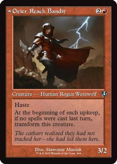 Geier Reach Bandit Retro Frame Innistrad Remastered Magic card
