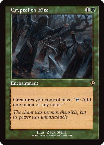 Cryptolith Rite Retro Frame Innistrad Remastered Magic card
