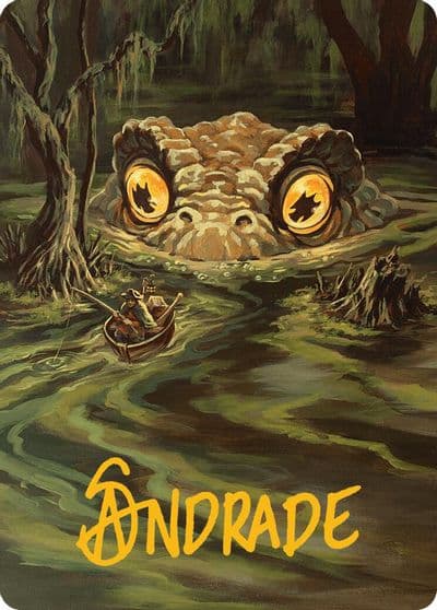 The Gitrog Monster Art Card Gold Stamped Signature Art Series: Innistrad Remastered Magic card