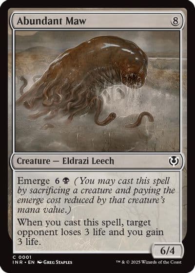 Abundant Maw Innistrad Remastered Magic card