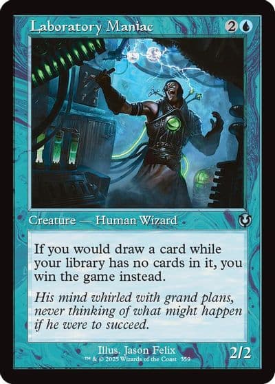 Laboratory Maniac Retro Frame Innistrad Remastered Magic card