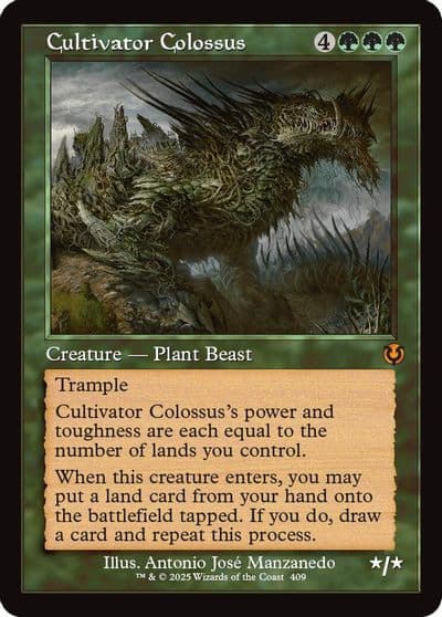 Cultivator Colossus Retro Frame Innistrad Remastered Magic card