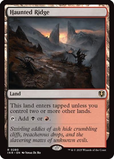 Haunted Ridge Innistrad Remastered Magic card