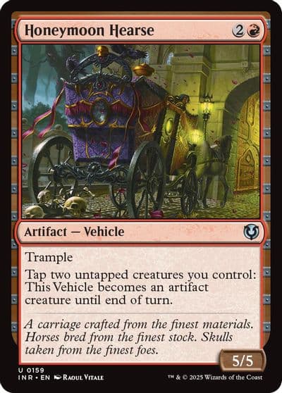 Honeymoon Hearse Innistrad Remastered Magic card