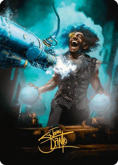 Laboratory Maniac Art Card Gold Stamped Signature Art Series: Innistrad Remastered Magic card