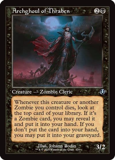 Archghoul of Thraben Retro Frame Innistrad Remastered Magic card
