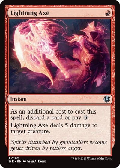Lightning Axe Innistrad Remastered Magic card