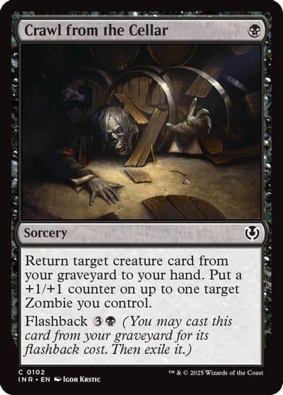 Crawl from the Cellar Innistrad Remastered Magic card