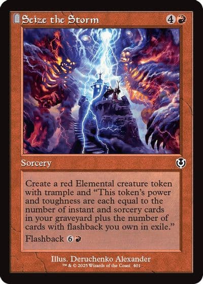 Seize the Storm Retro Frame Innistrad Remastered Magic card
