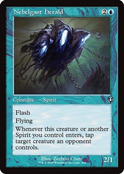 Nebelgast Herald Retro Frame Innistrad Remastered Magic card