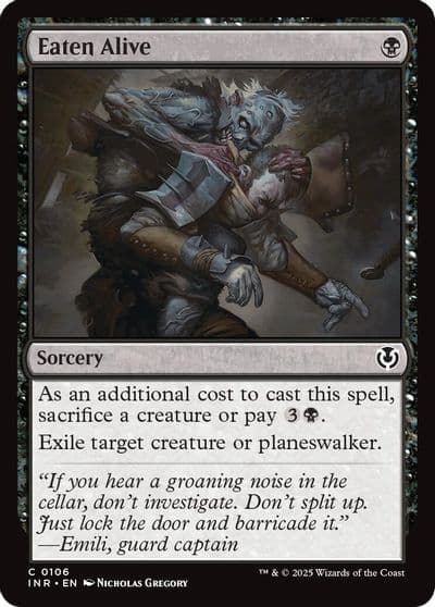 Eaten Alive Innistrad Remastered Magic card