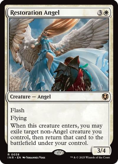 Restoration Angel Innistrad Remastered Magic card