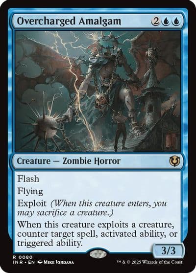 Overcharged Amalgam Innistrad Remastered Magic card
