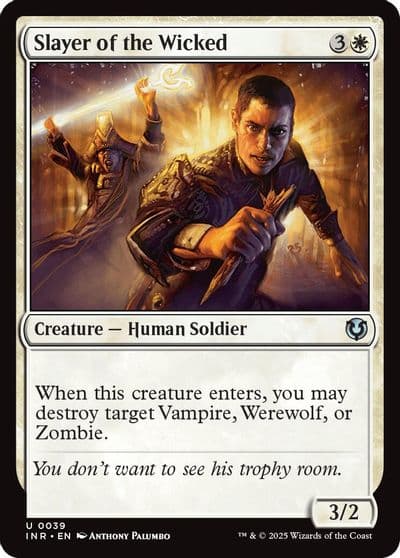 Slayer of the Wicked Innistrad Remastered Magic card
