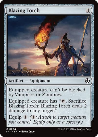 Blazing Torch Innistrad Remastered Magic card